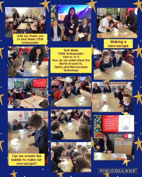 Tech Week 2025 STEM Ambassador visit to Year 4 : Optical Technology