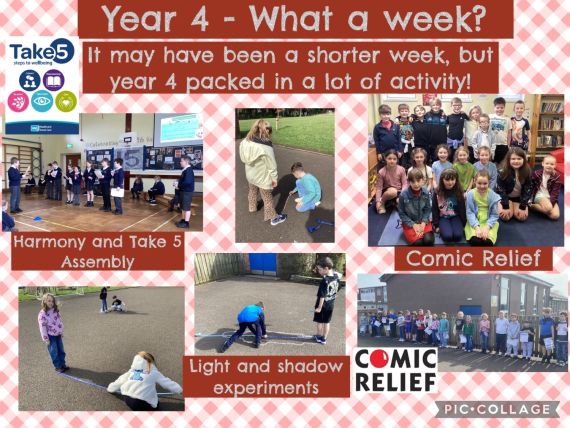 Year 4 support Comic Relief 